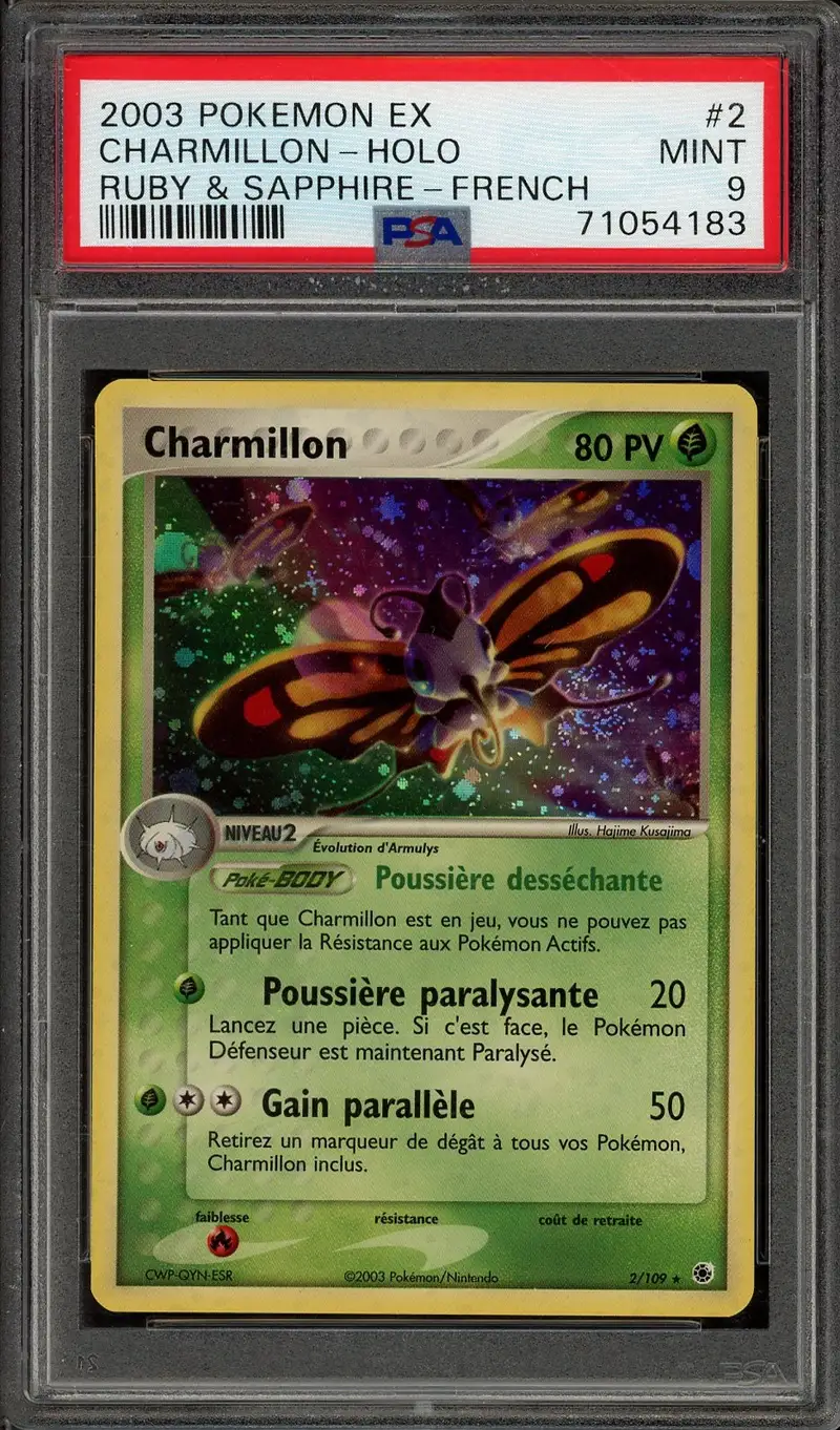 PSA 9 Charmillon Holo