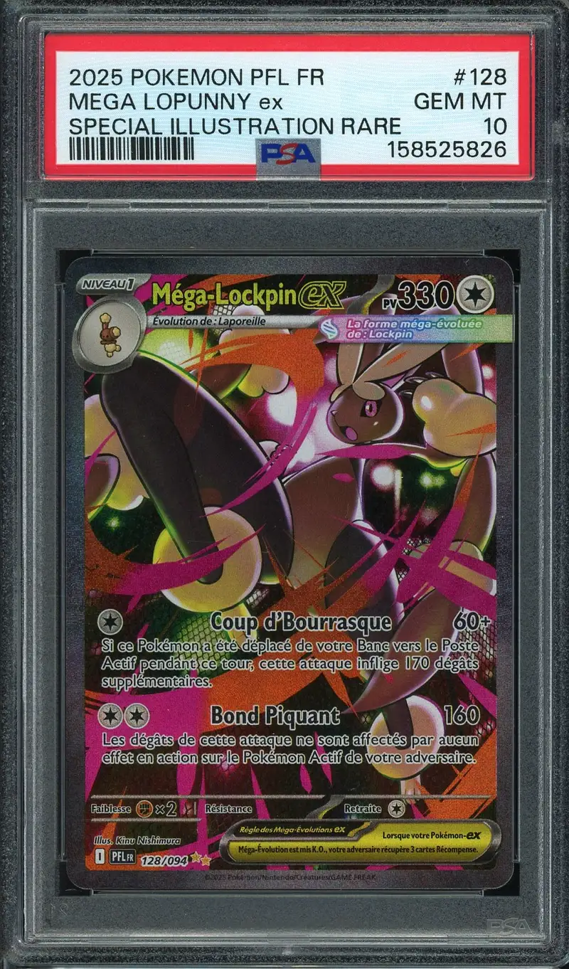 PSA 10 Méga-Lockpin Ex