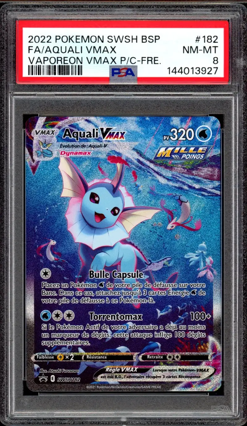 PSA 8 Aquali VMax