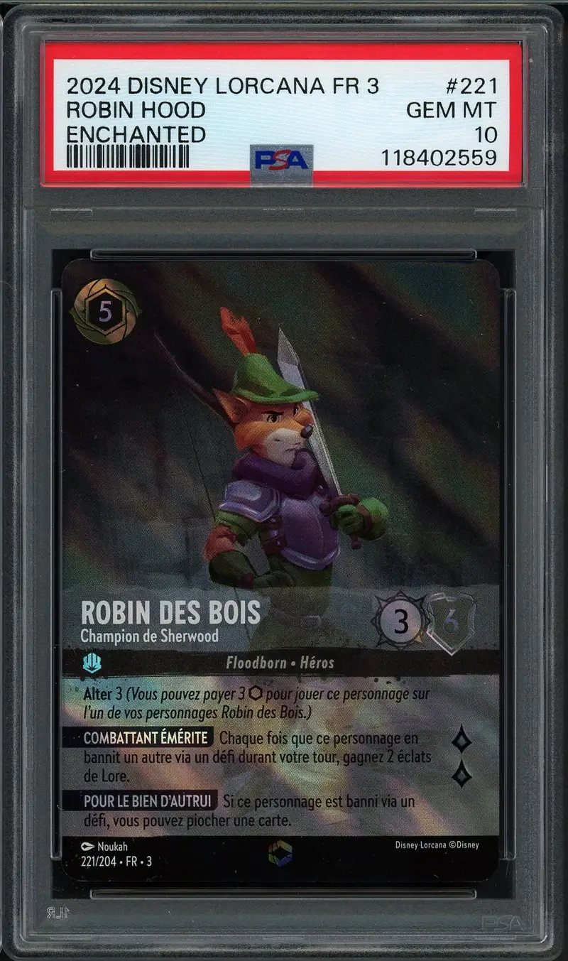 PSA 10 Robin des Bois Enchanted