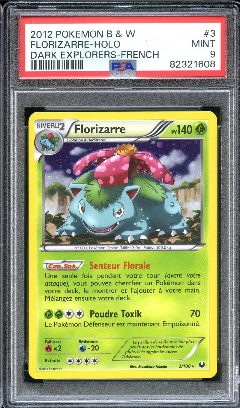 PSA 9 Florizarre Holo