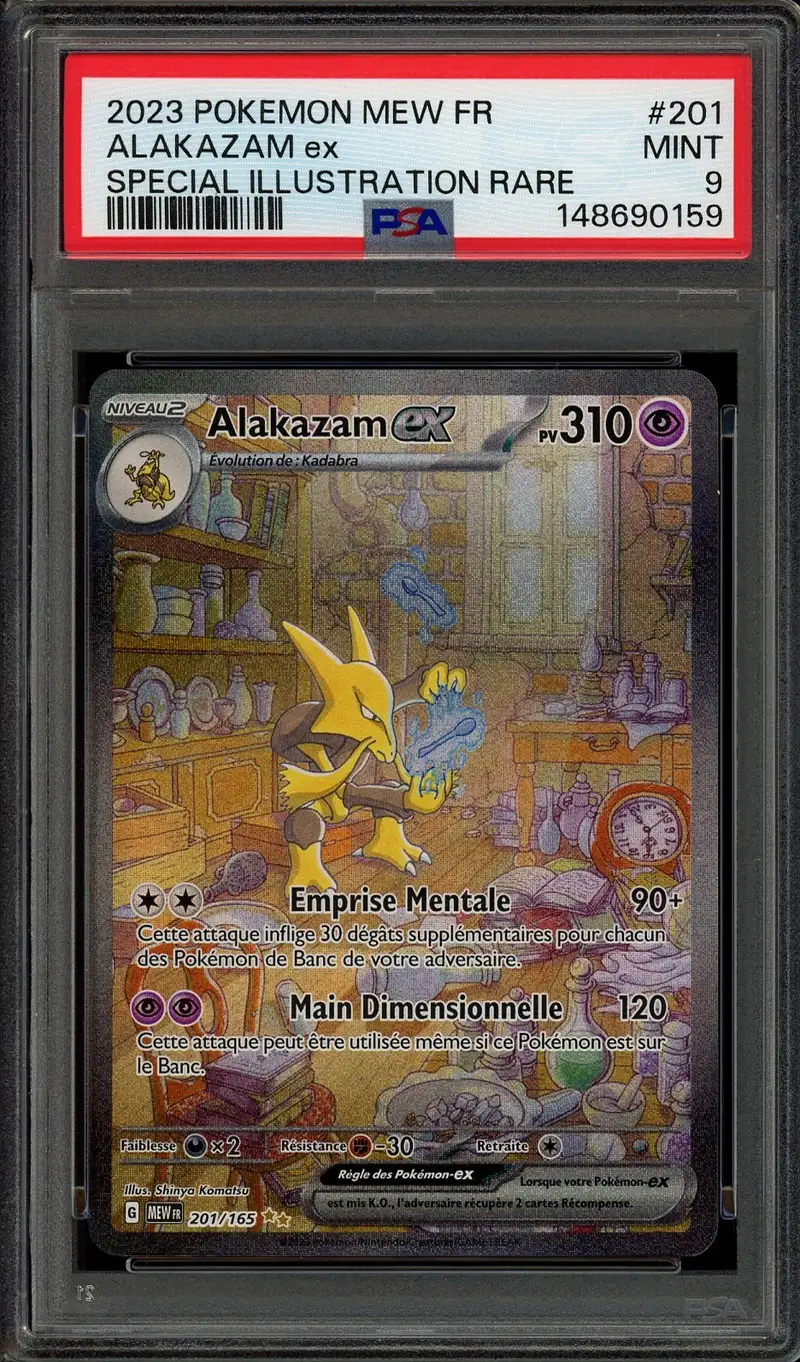 PSA 9 Alakazam Ex