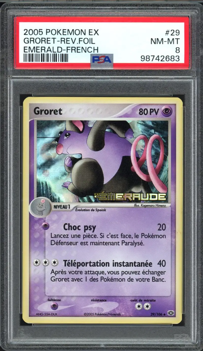 PSA 8 Groret Reverse