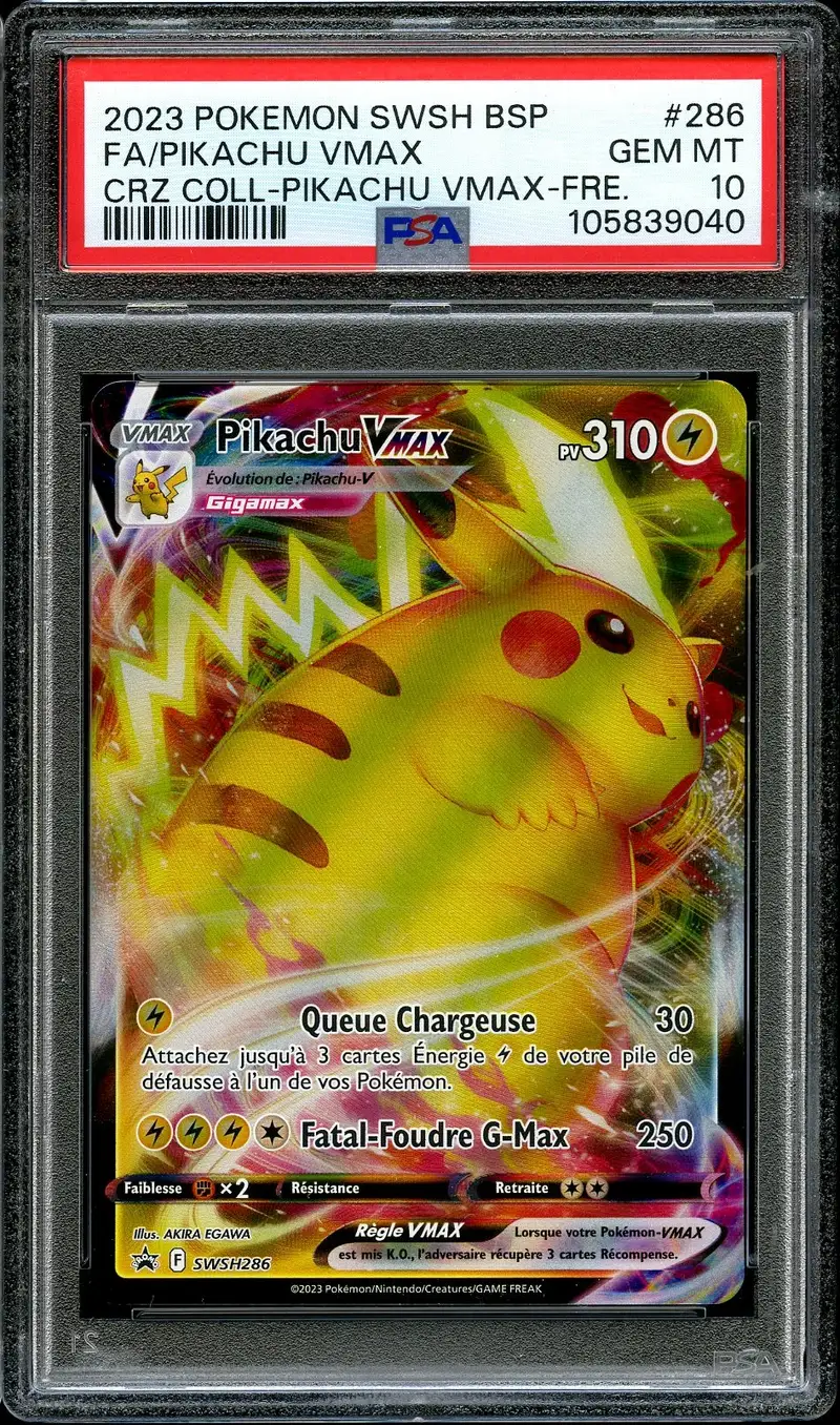 PSA 10 Pikachu VMax
