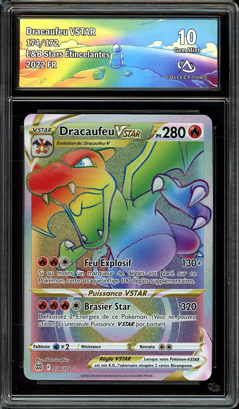 CA 10 Dracaufeu VStar Rainbow