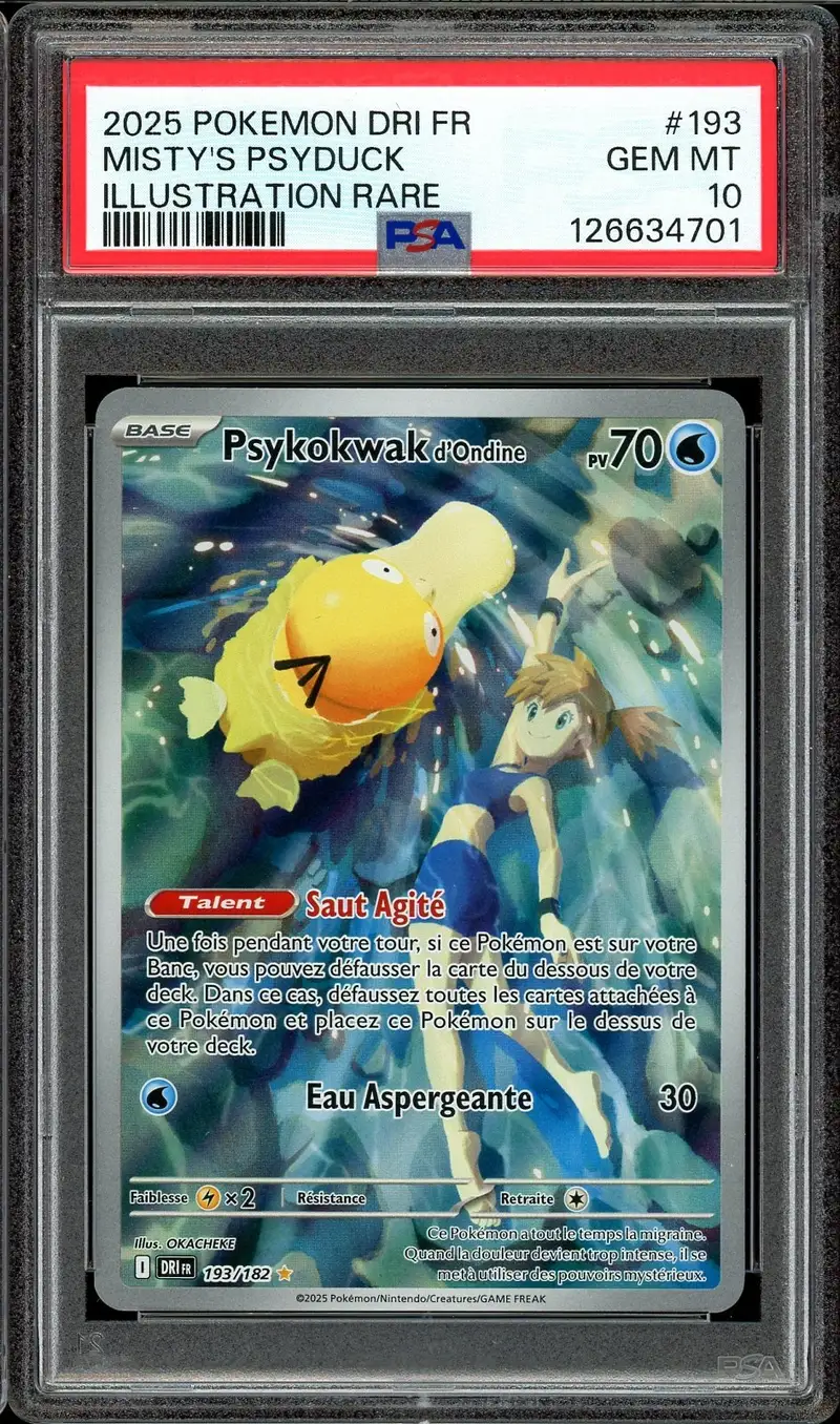 PSA 10 Psykokwak d'Ondine