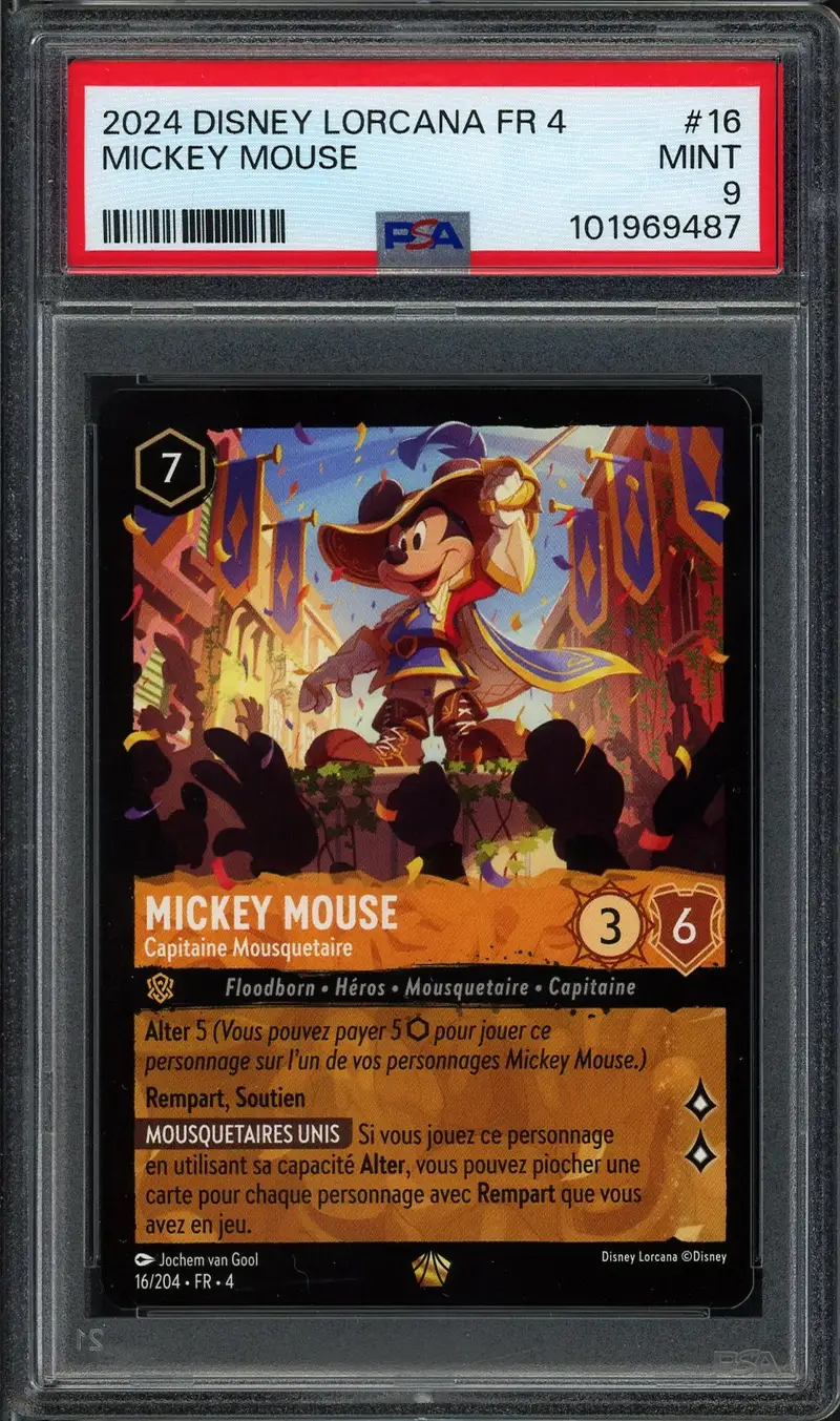 PSA 9 Mickey Mouse