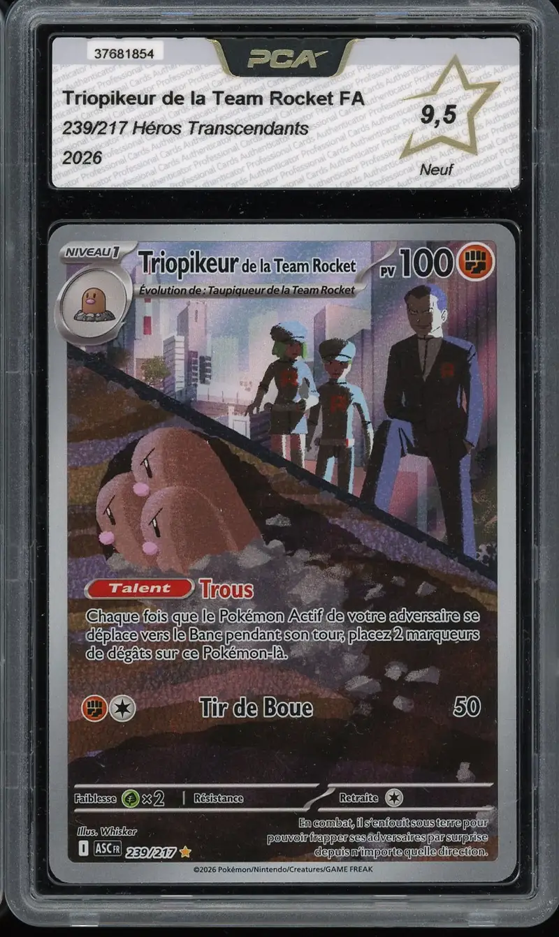 PCA 9.5 Triopikeur de la Team Rocket