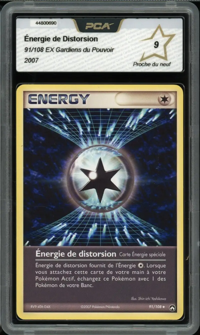 PCA 9 Energie de Distorsion