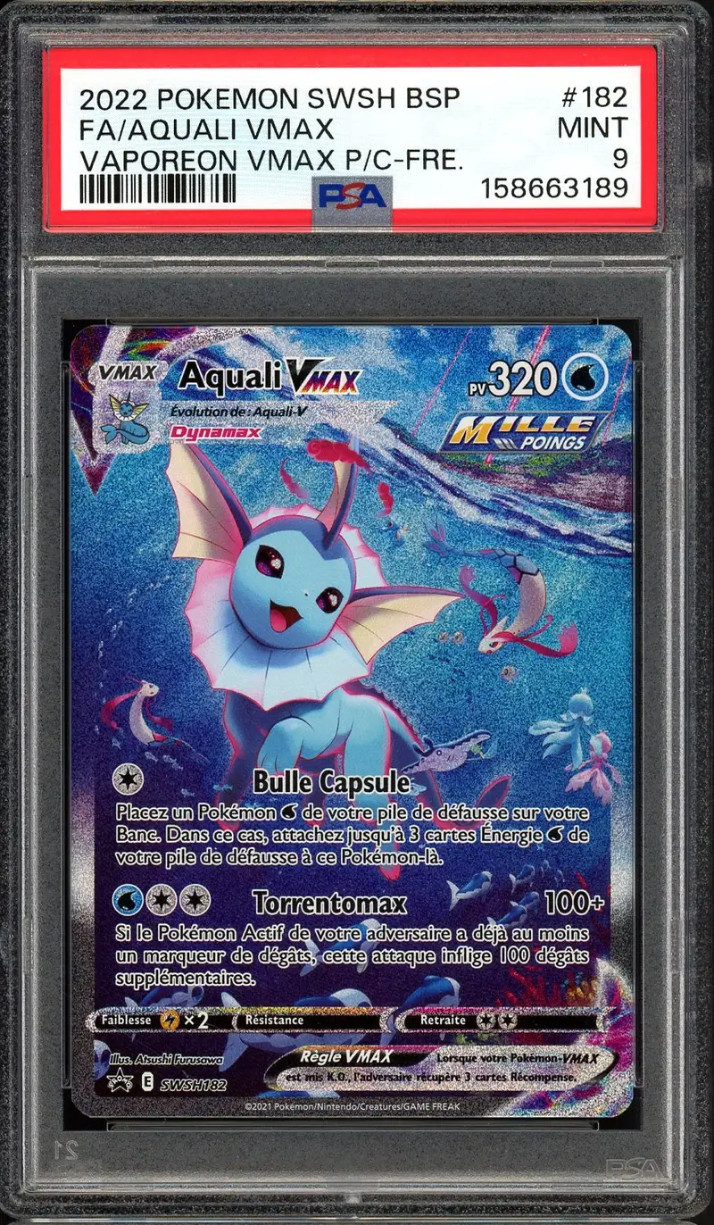 PSA 9 Aquali VMax
