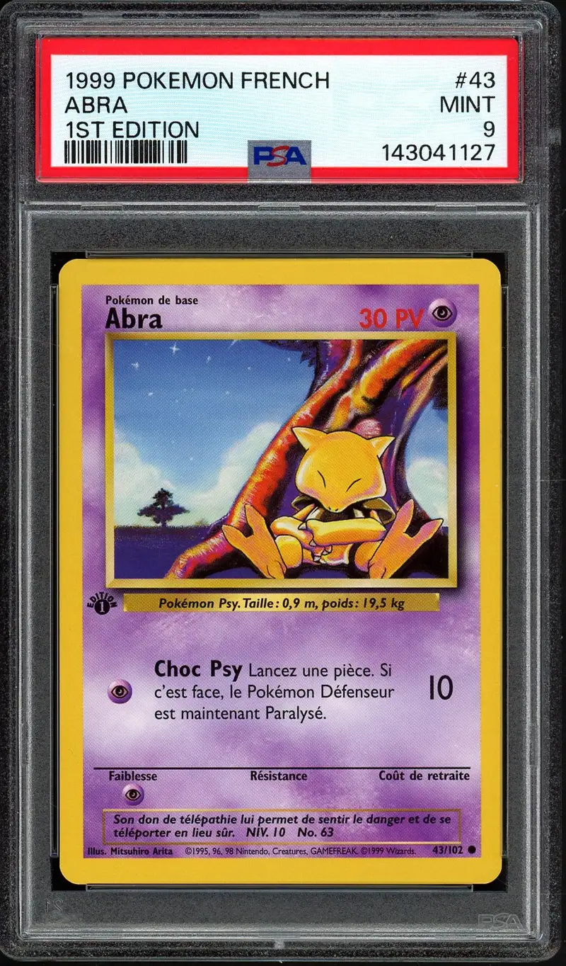 PSA 9 Abra