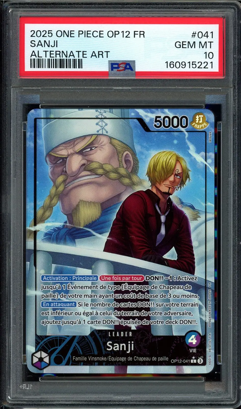 PSA 10 Sanji
