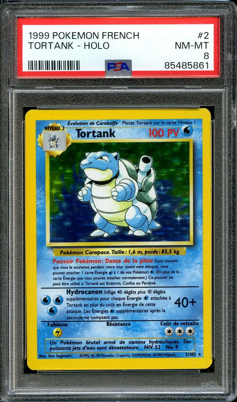 PSA 8 Tortank Holo