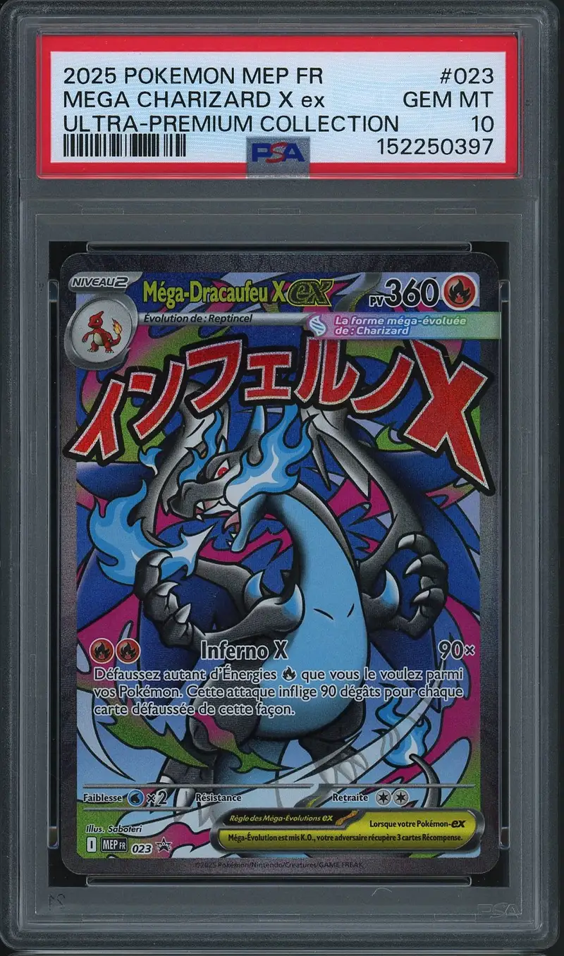 PSA 10 Méga-Dracaufeu X Ex