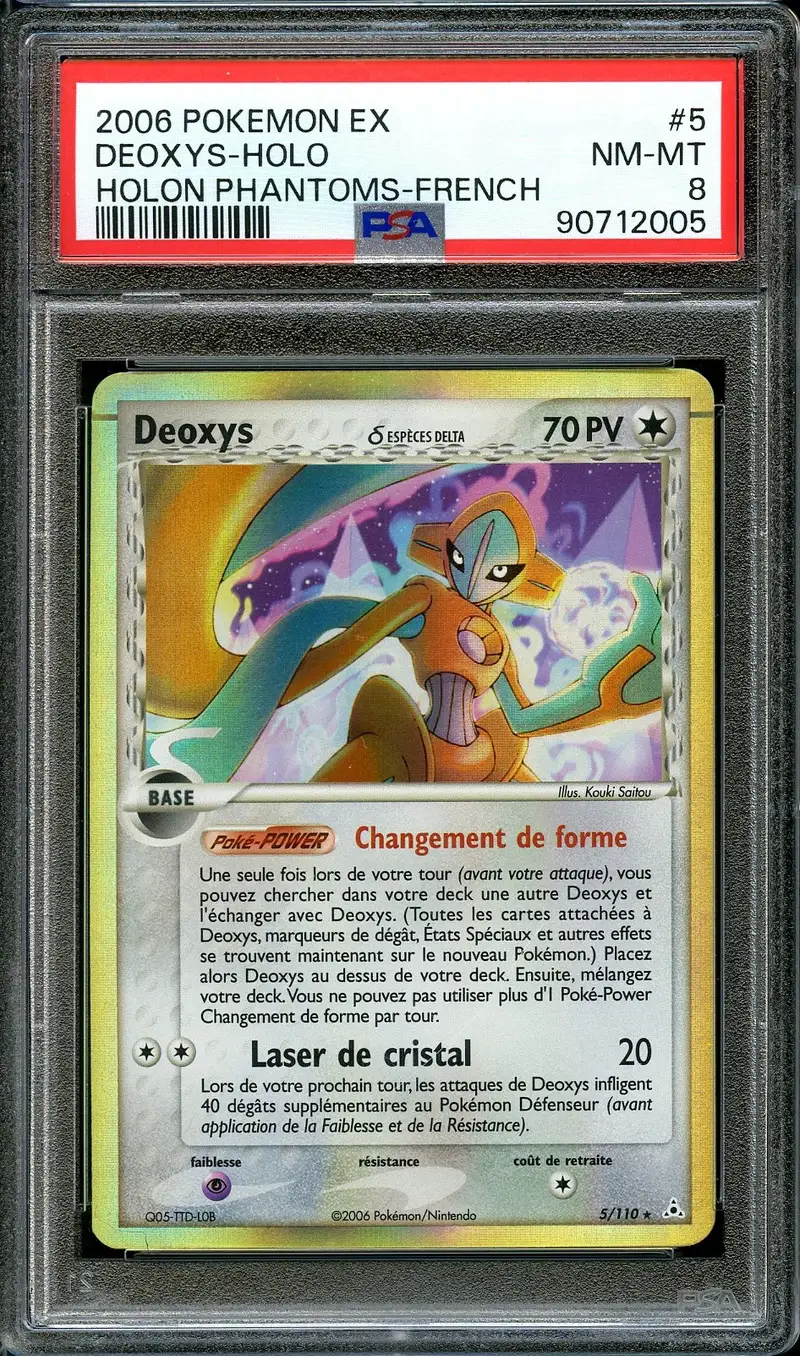 PSA 8 Deoxys Holo