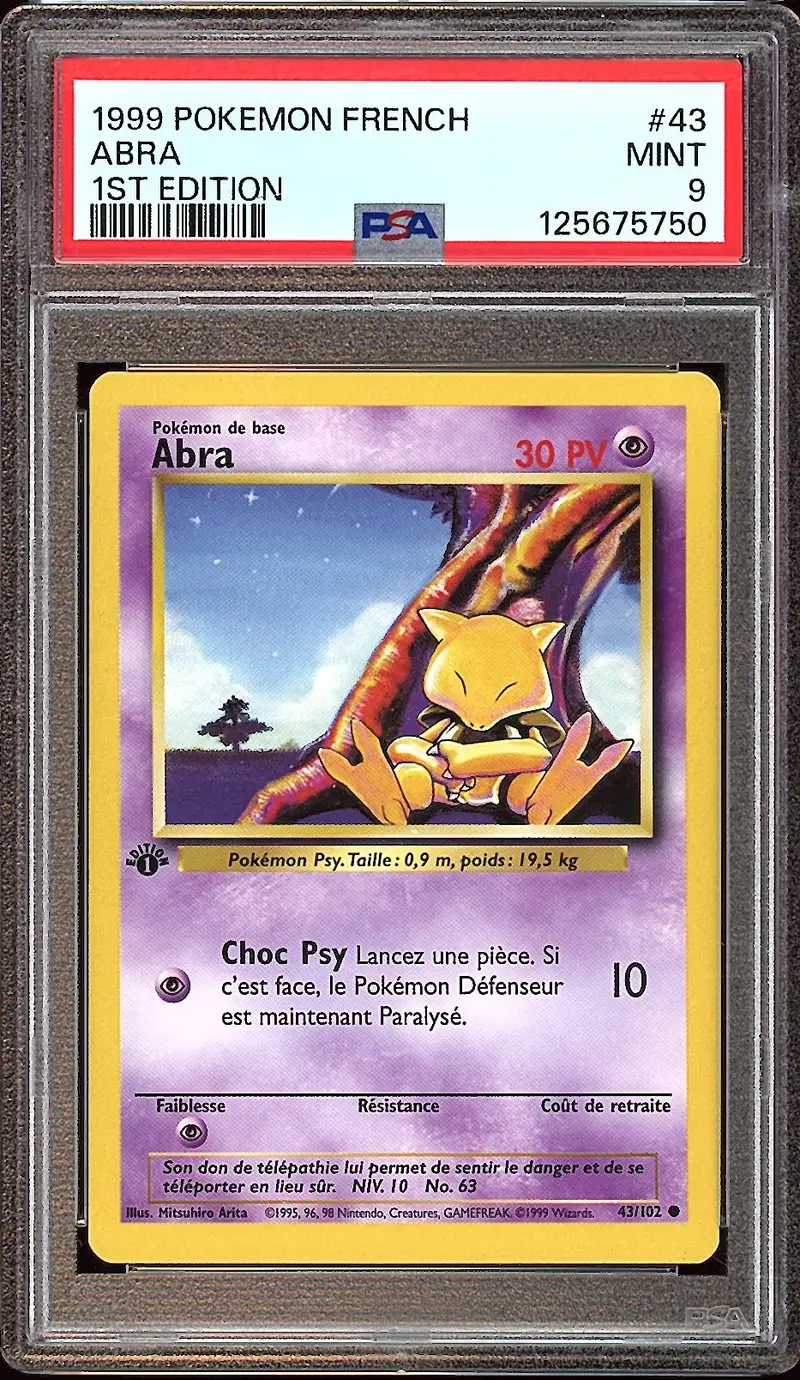PSA 9 Abra