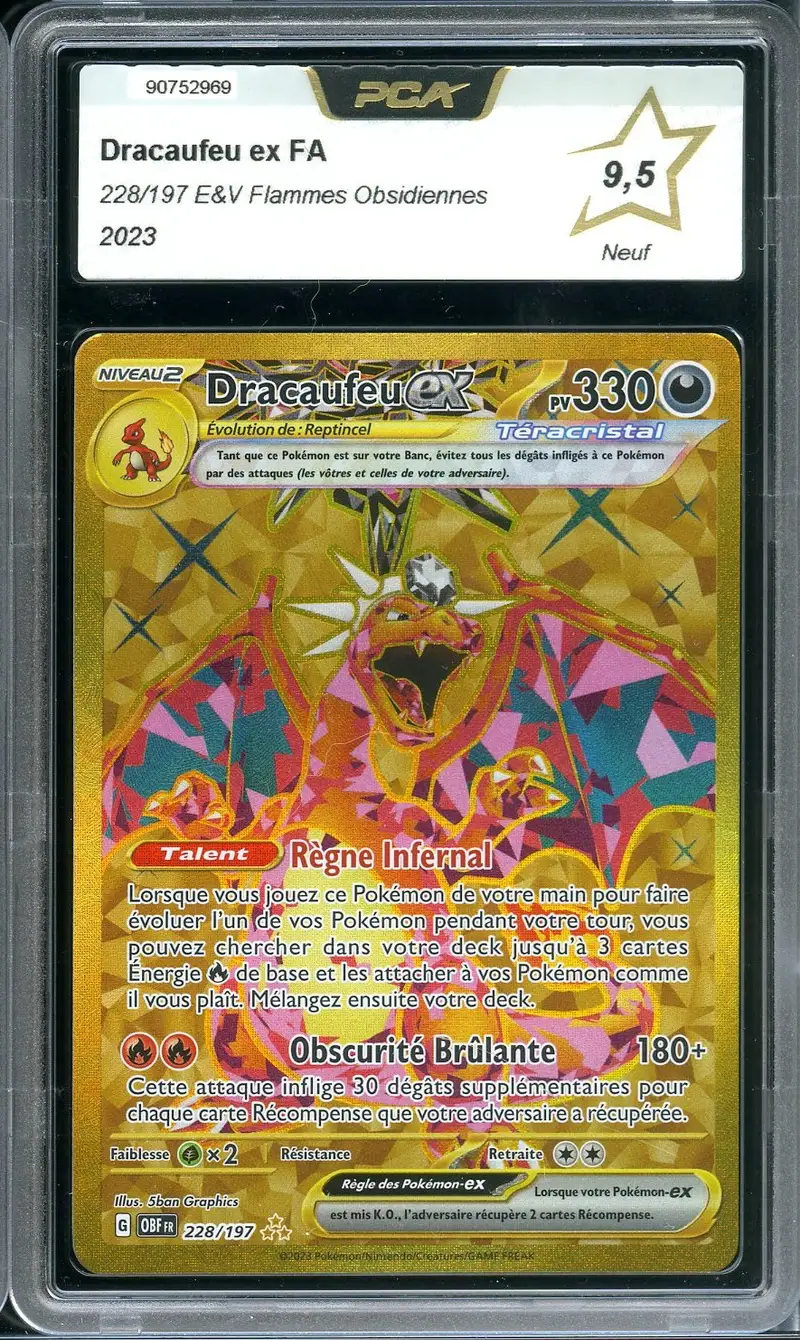 PCA 9.5 Dracaufeu Ex Gold