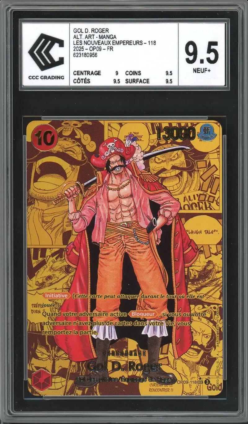 CCC 9.5 Gol D. Roger Manga Gold Version