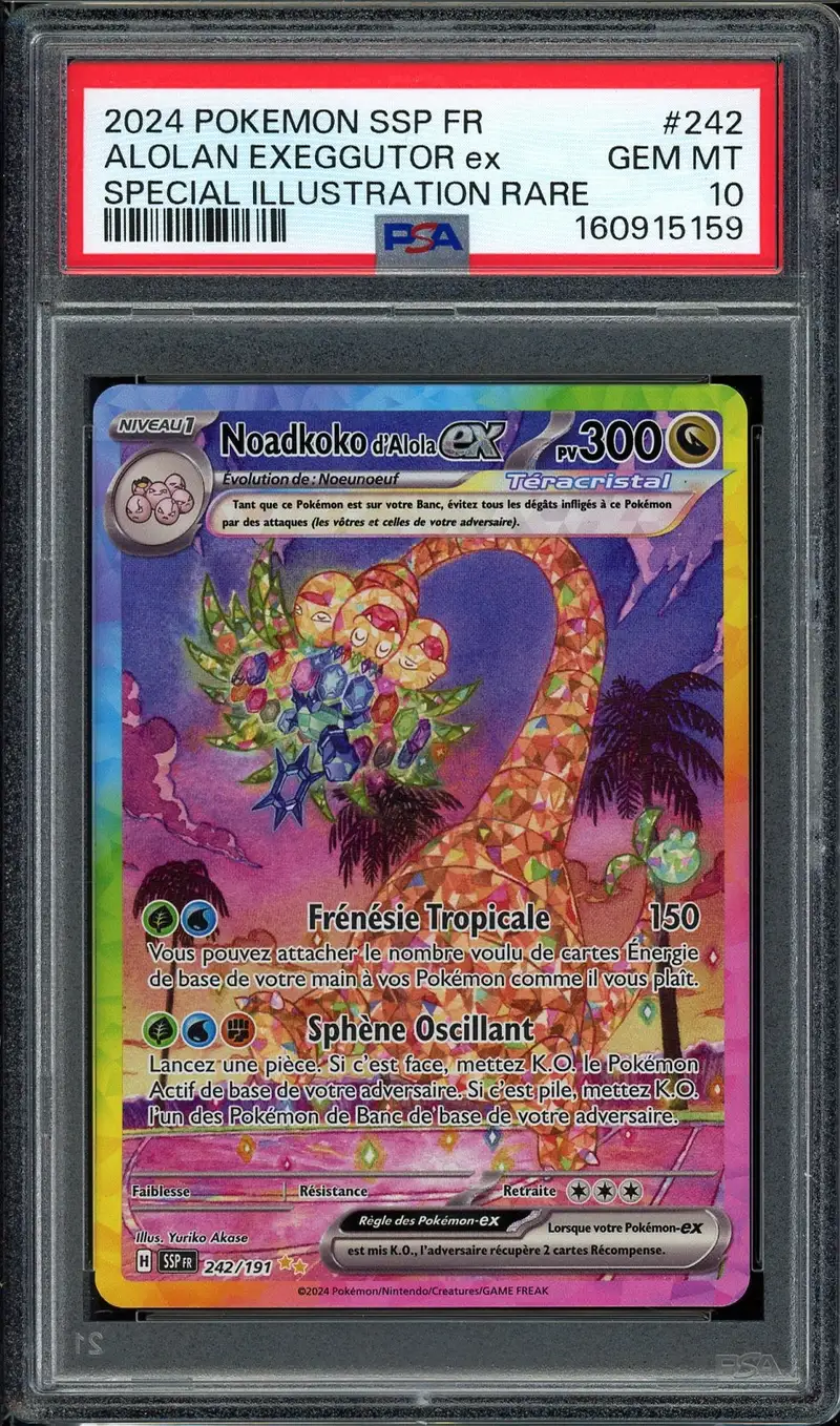 PSA 10 Noadkoko d'Alola Ex
