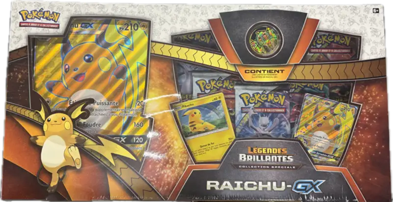 Coffret Légendes Brillantes Raichu Gx