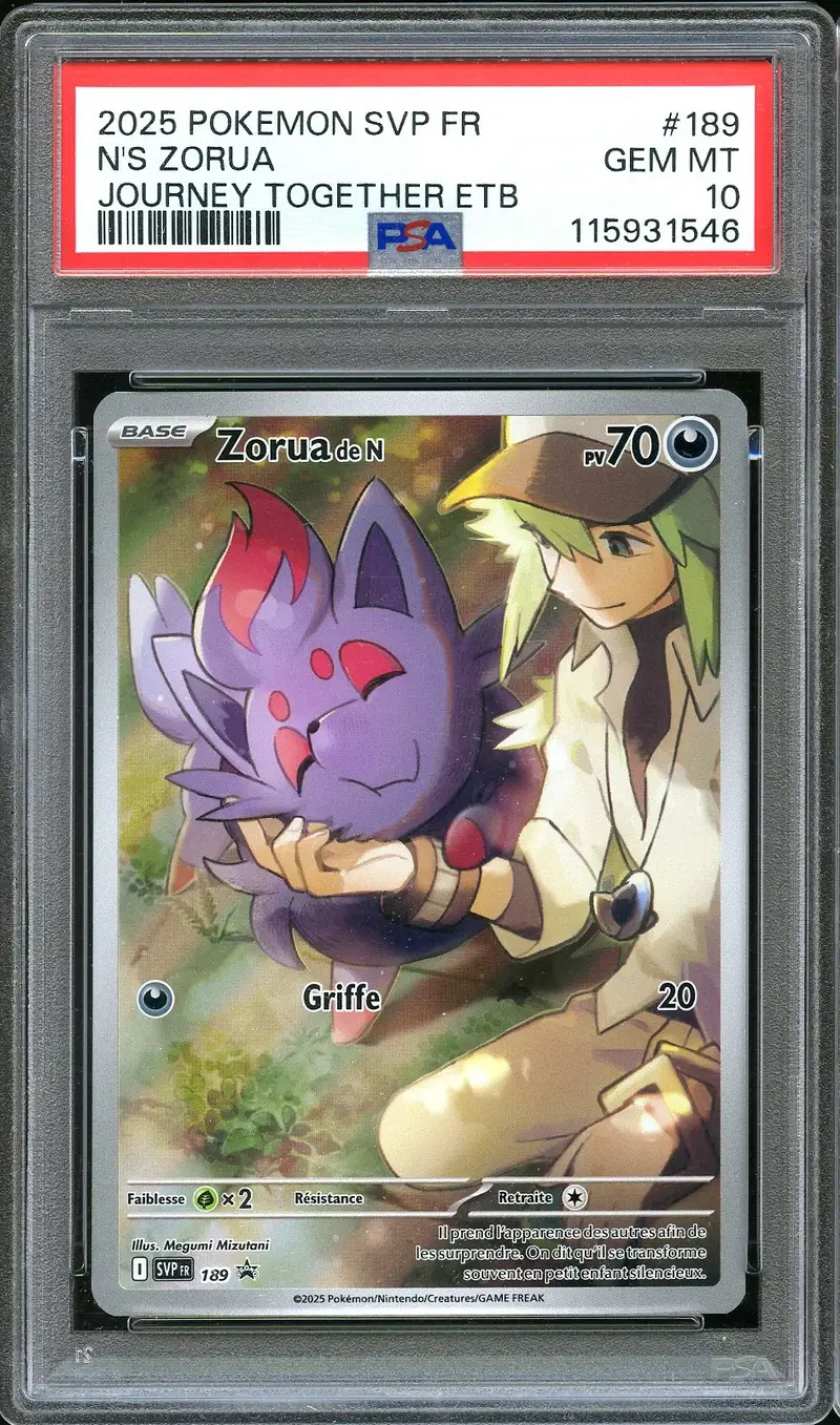 PSA 10 Zorua de N