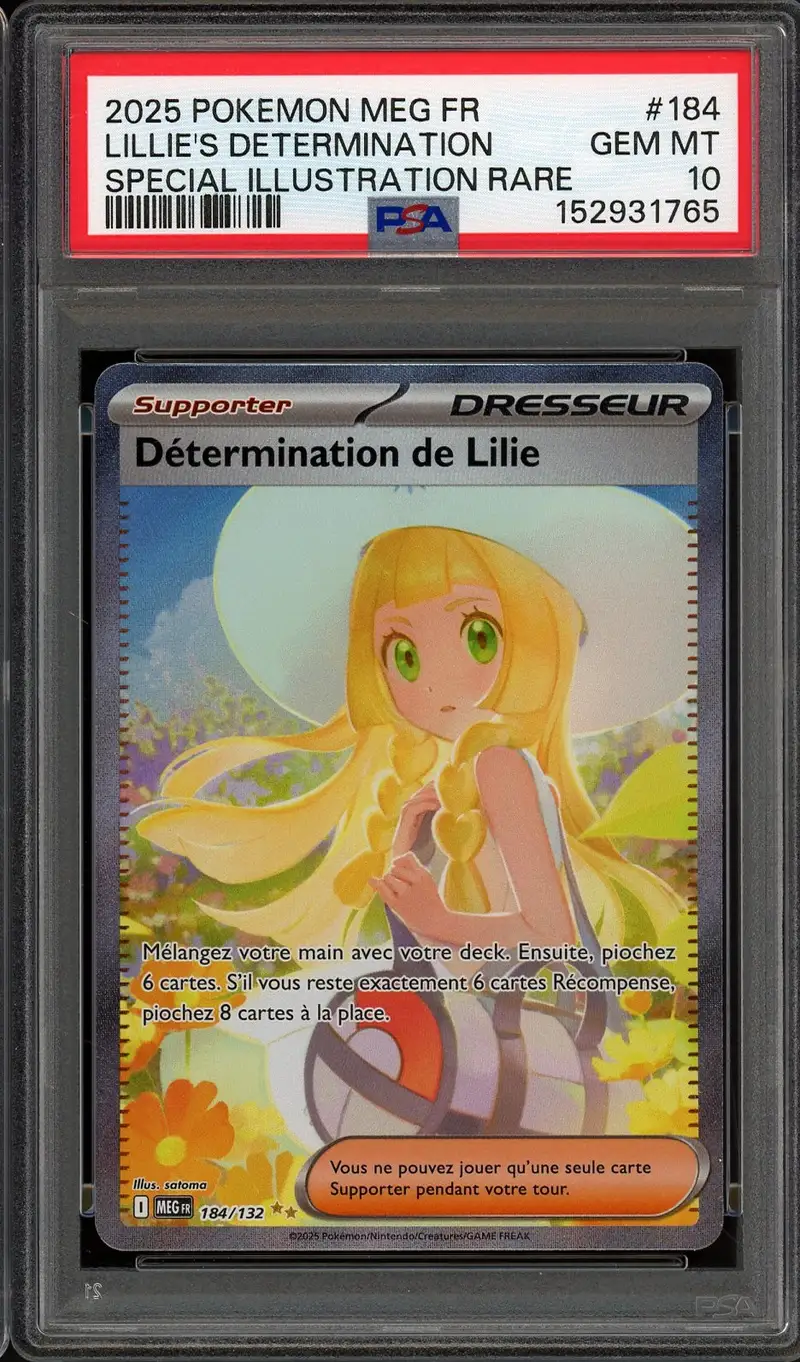 PSA 10 Détermination de Lilie