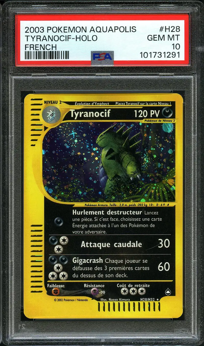 PSA 10 Tyranocif Holo