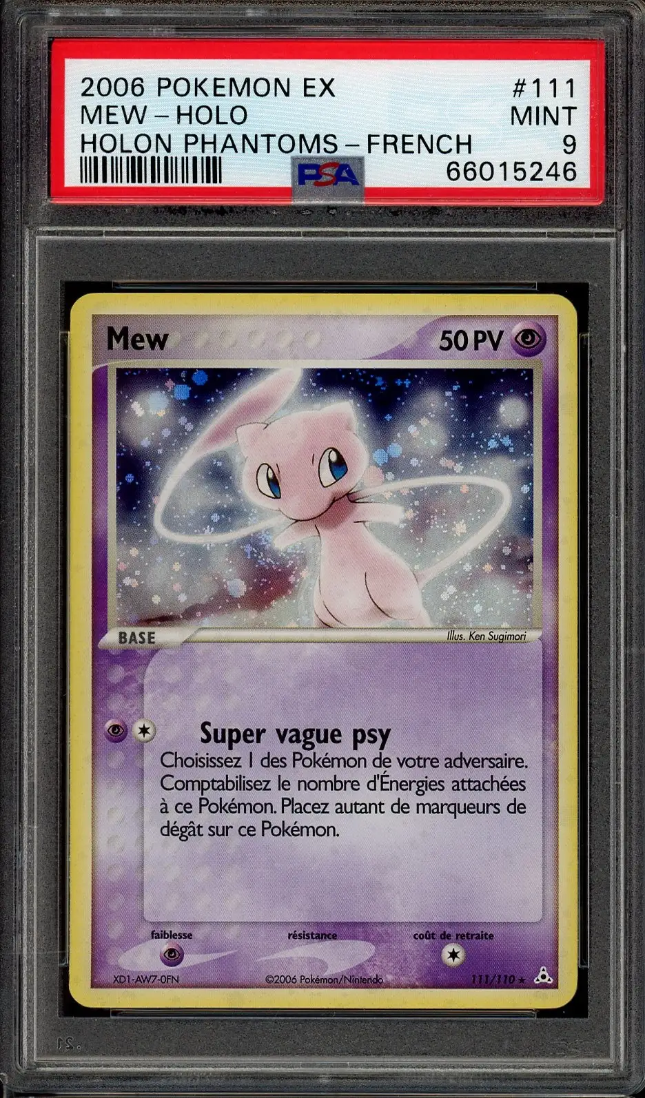 PSA 9 Mew Holo