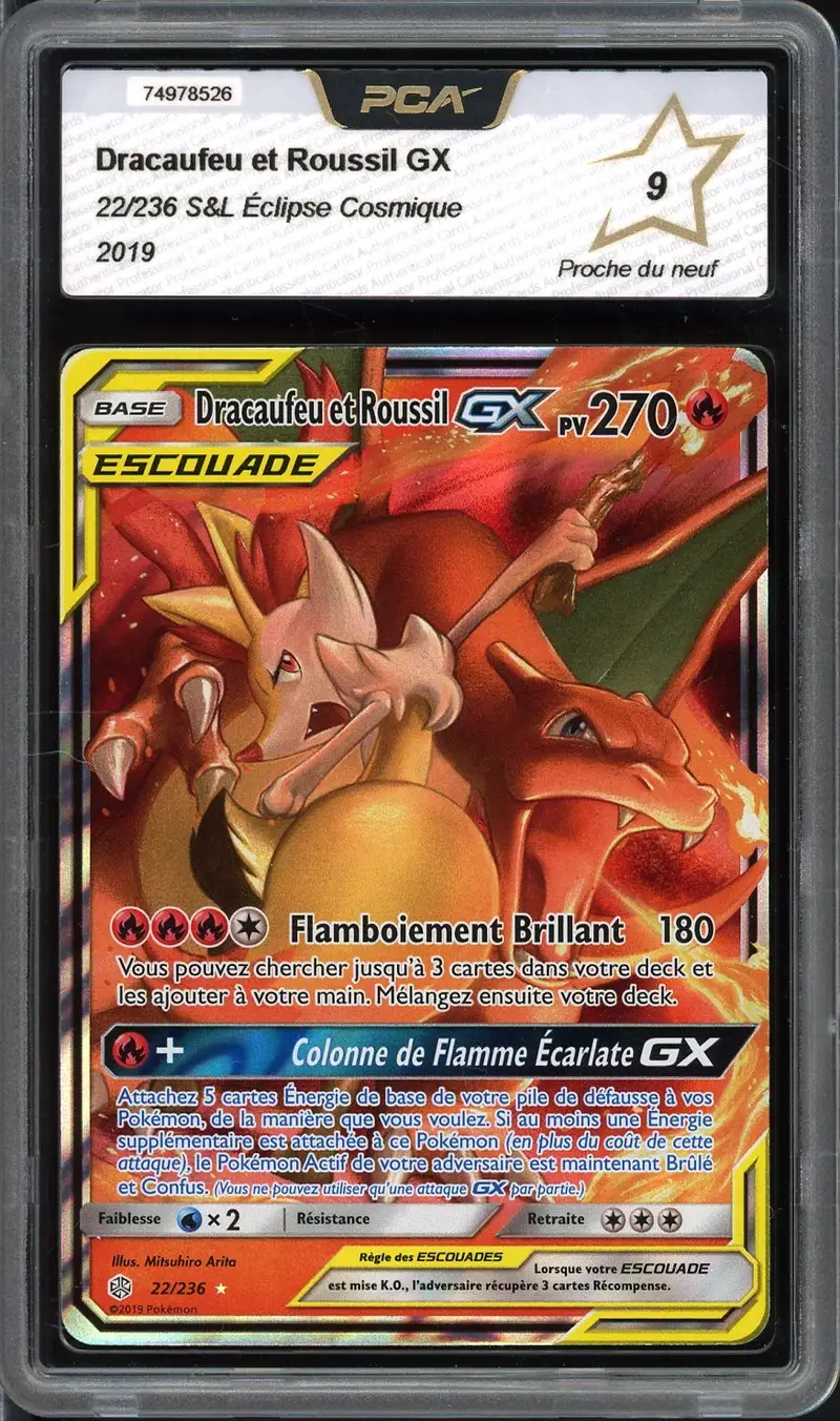 PCA 9 Dracaufeu et Roussil Gx