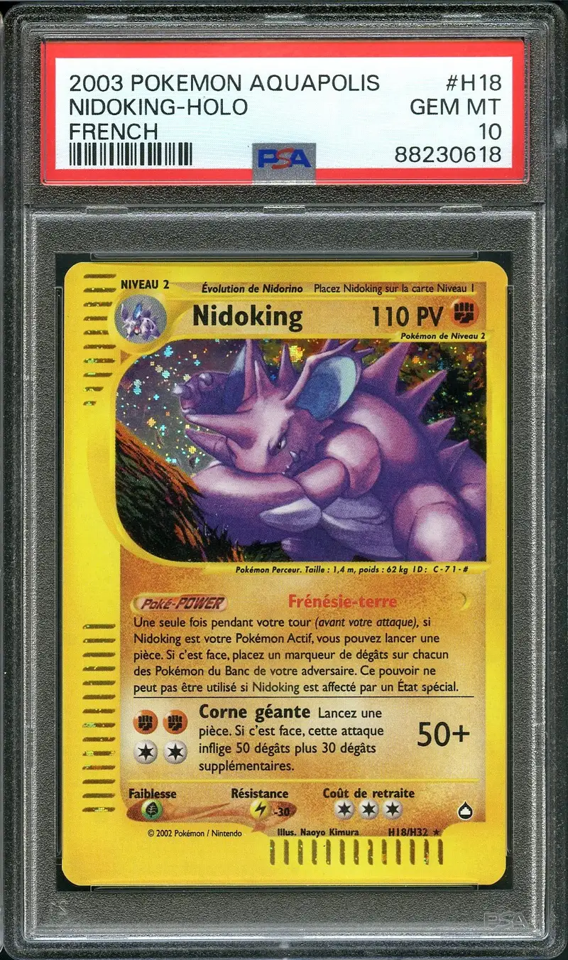 PSA 10 Nidoking Holo