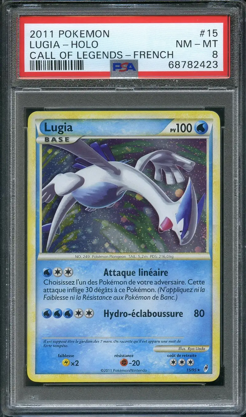 PSA 8 Lugia Holo