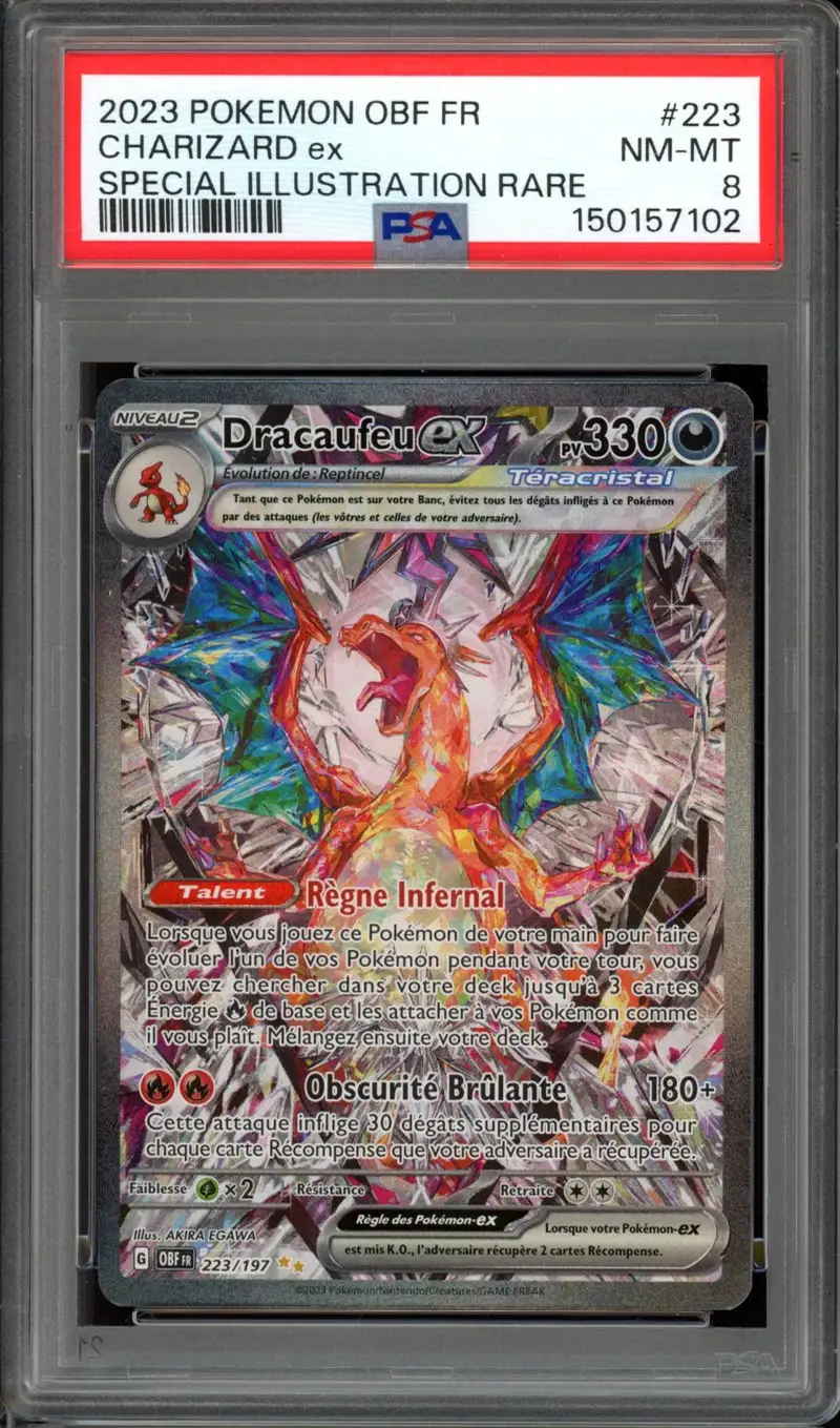 PSA 8 Dracaufeu Ex