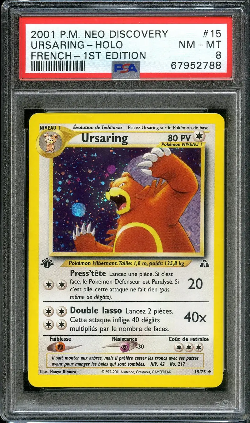 PSA 8 Ursaring Holo