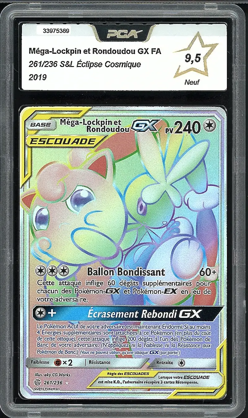 PCA 9,5 Méga-Lockpin et Rondoudou Gx Rainbow