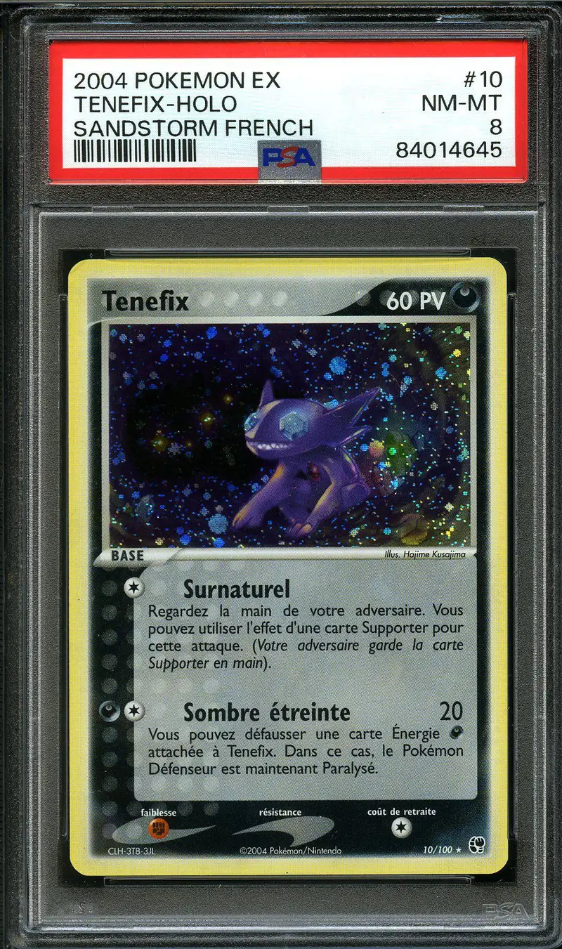 PSA 8 Ténéfix Holo
