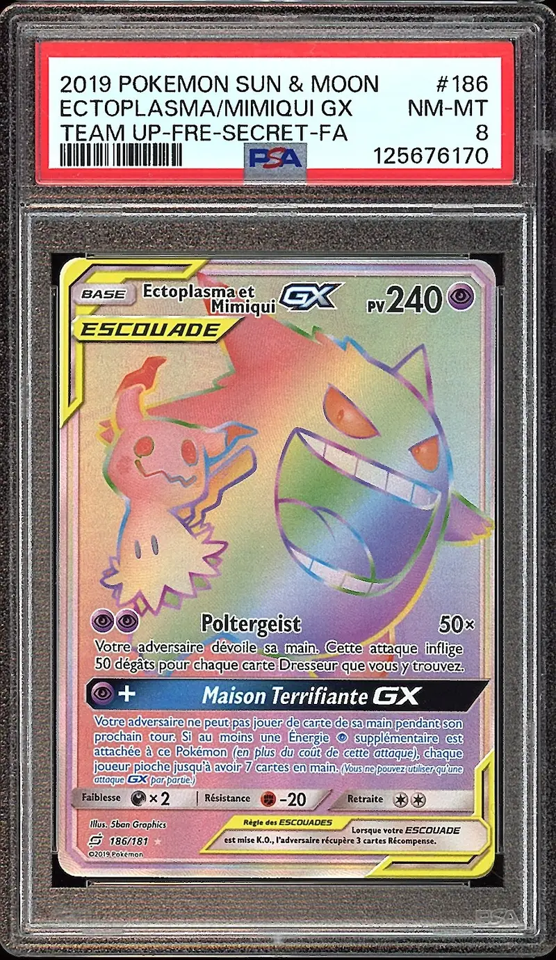 PSA 8 Ectoplasma et Mimiqui Gx