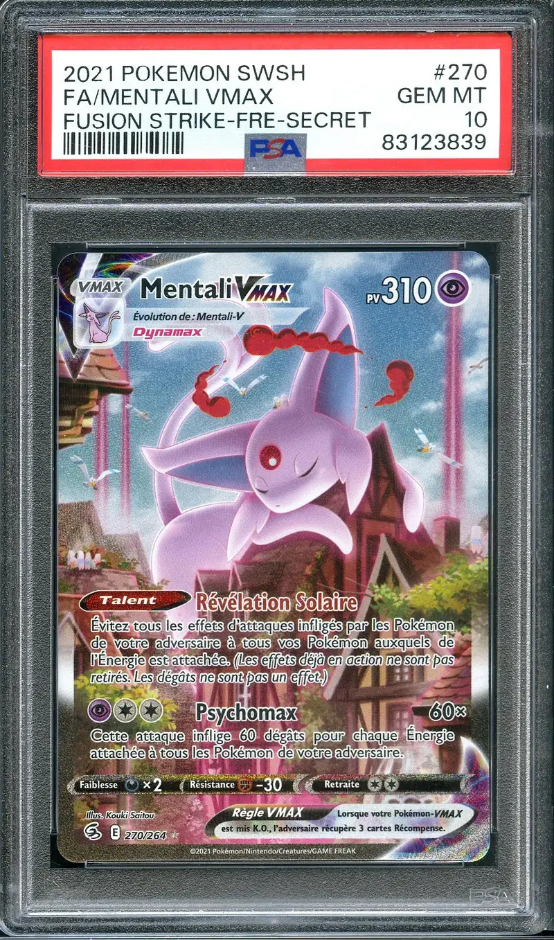 PSA 10 Mentali VMax