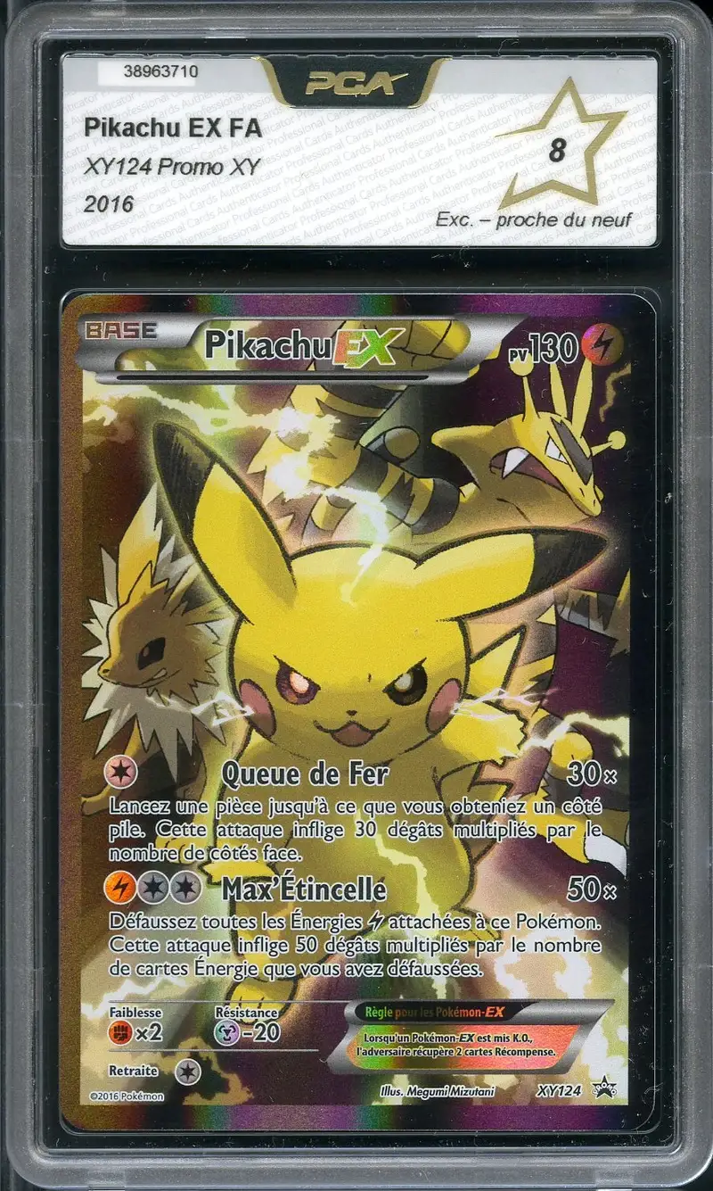 PCA 8 Pikachu Ex