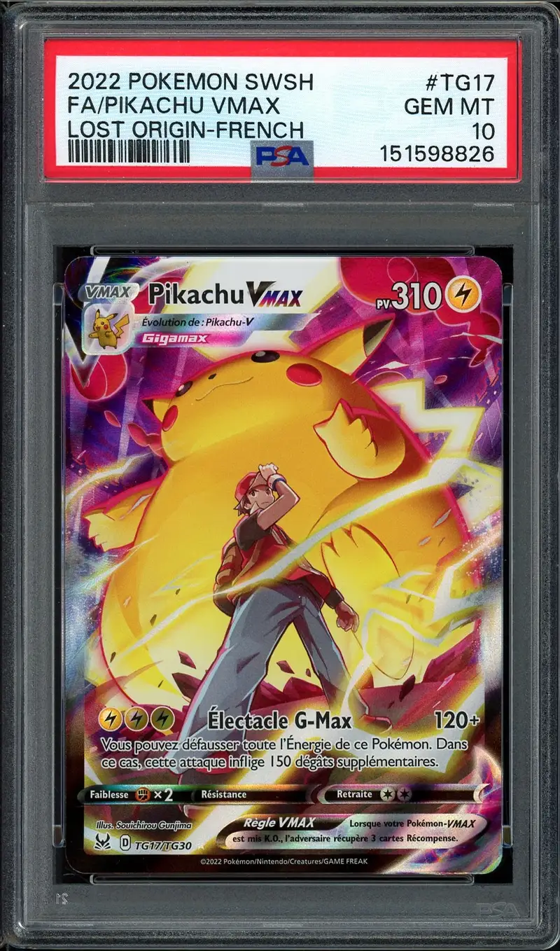 PSA 10 Pikachu VMax