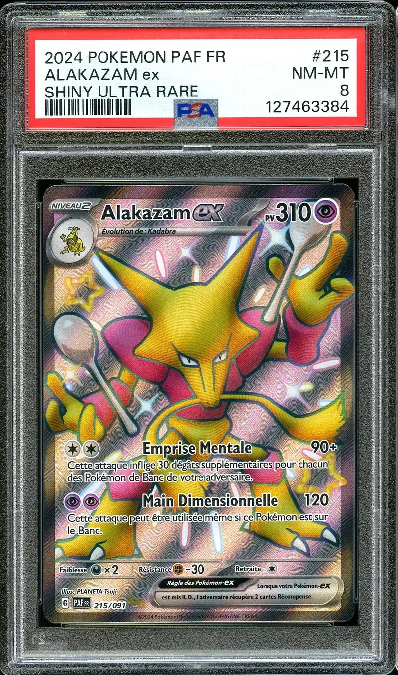 PSA 8 Alakazam Ex