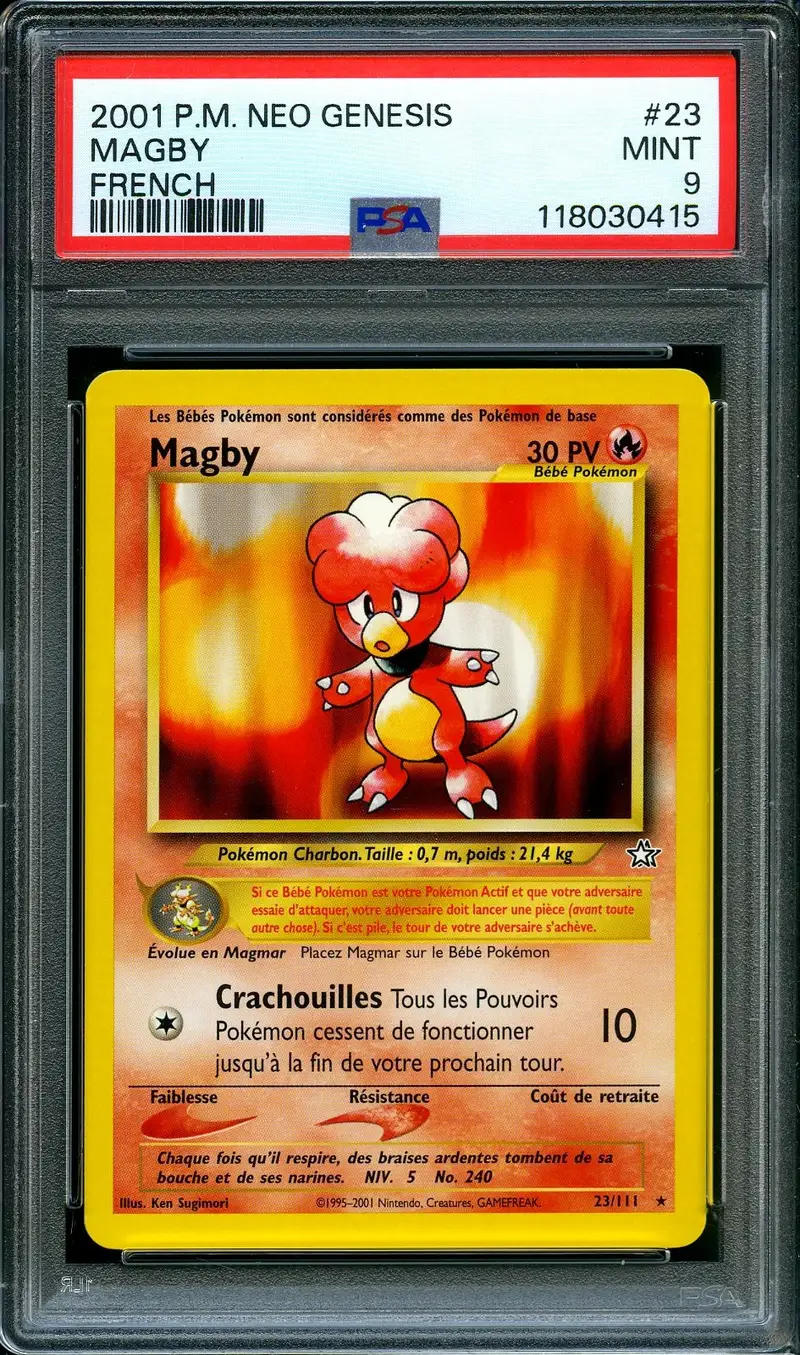 PSA 9 Magby