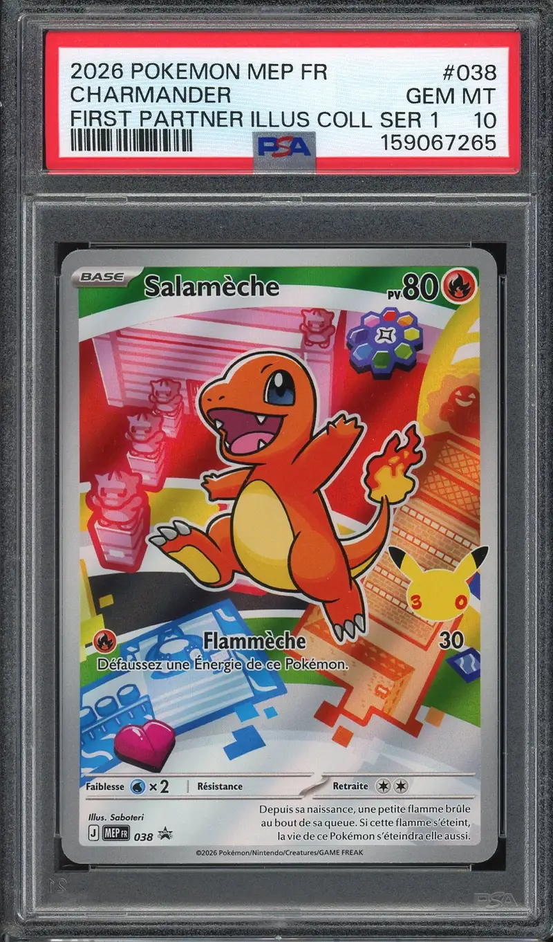 PSA 10 Salamèche