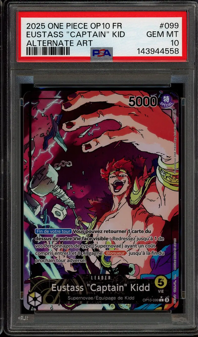 PSA 10 Eustass "Captain" Kidd