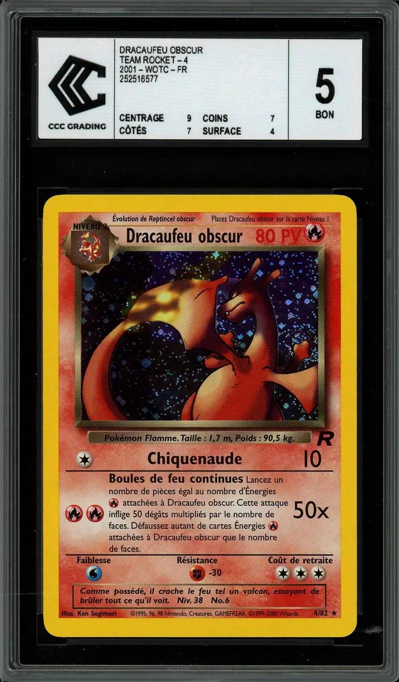 CCC 5 Dracaufeu Obscur Holo