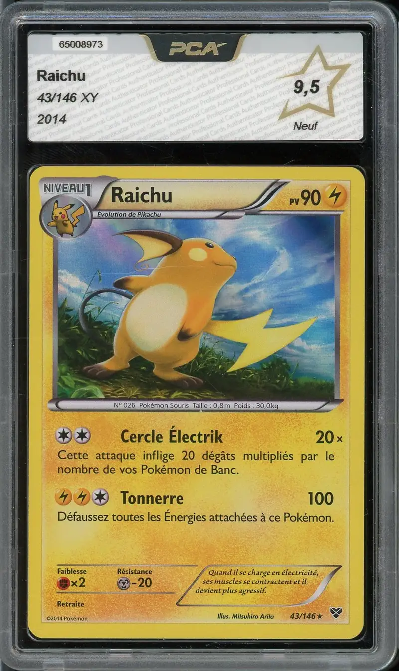 PCA 9.5 Raichu Holo