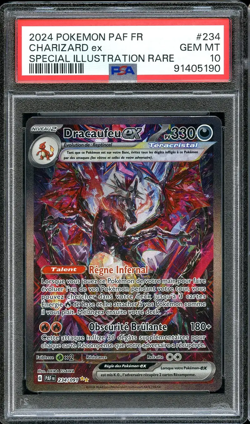 PSA 10 Dracaufeu Ex