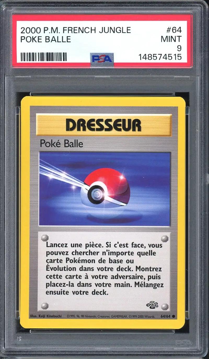 PSA 9 Poké Balle