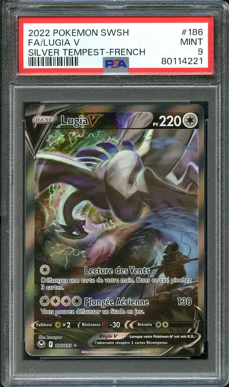 PSA 9 Lugia V