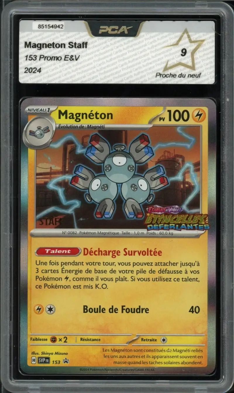 PCA 9 Magnéton Holo Pre Release Staff