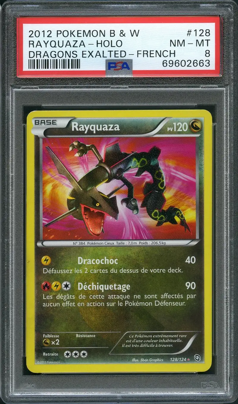 PSA 8 Rayquaza Holo
